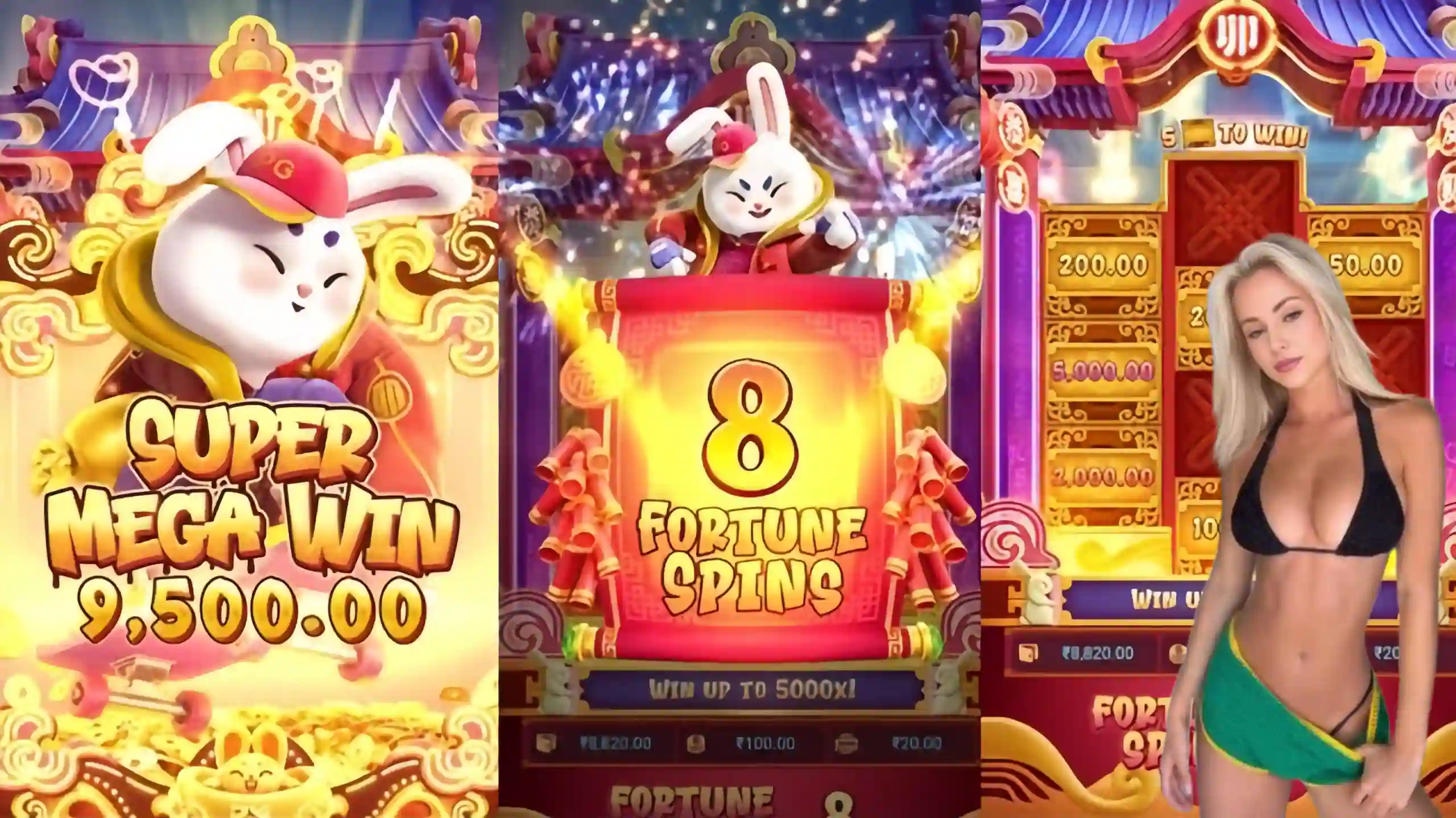 Wild Expansivo Fortune Rabbit v77bet - Coelho Dourado que Expande